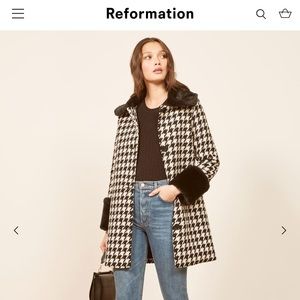 Reformation Lucille coat